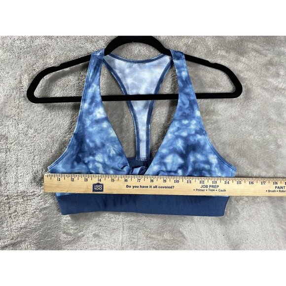 Victoria’s Secret PINK Blue Tie-Dye Sports Bra – Strappy Racerback – Size [S/M] - Picture 11 of 11